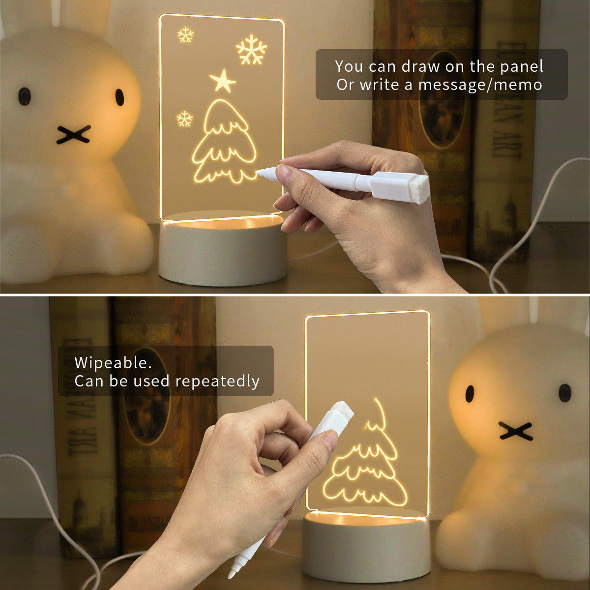 LITNOTE™ Transparent Luminous LED Night Lights